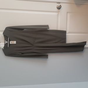 Bar III dusty olive asymmetrical dress